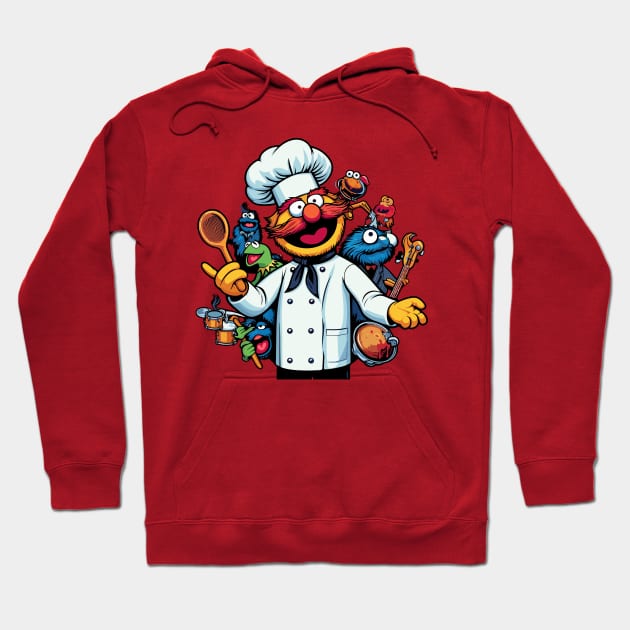 Swedish Chef Vert Der Ferk 03 Hoodie by Juancuan